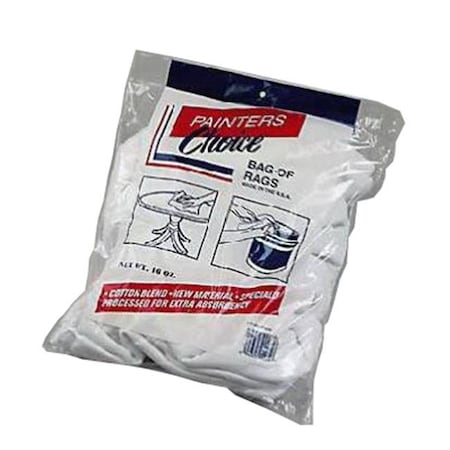 Intex Supply 8308-12-08-TS White Washed And Bleached Rag - 0.5 Lbs.